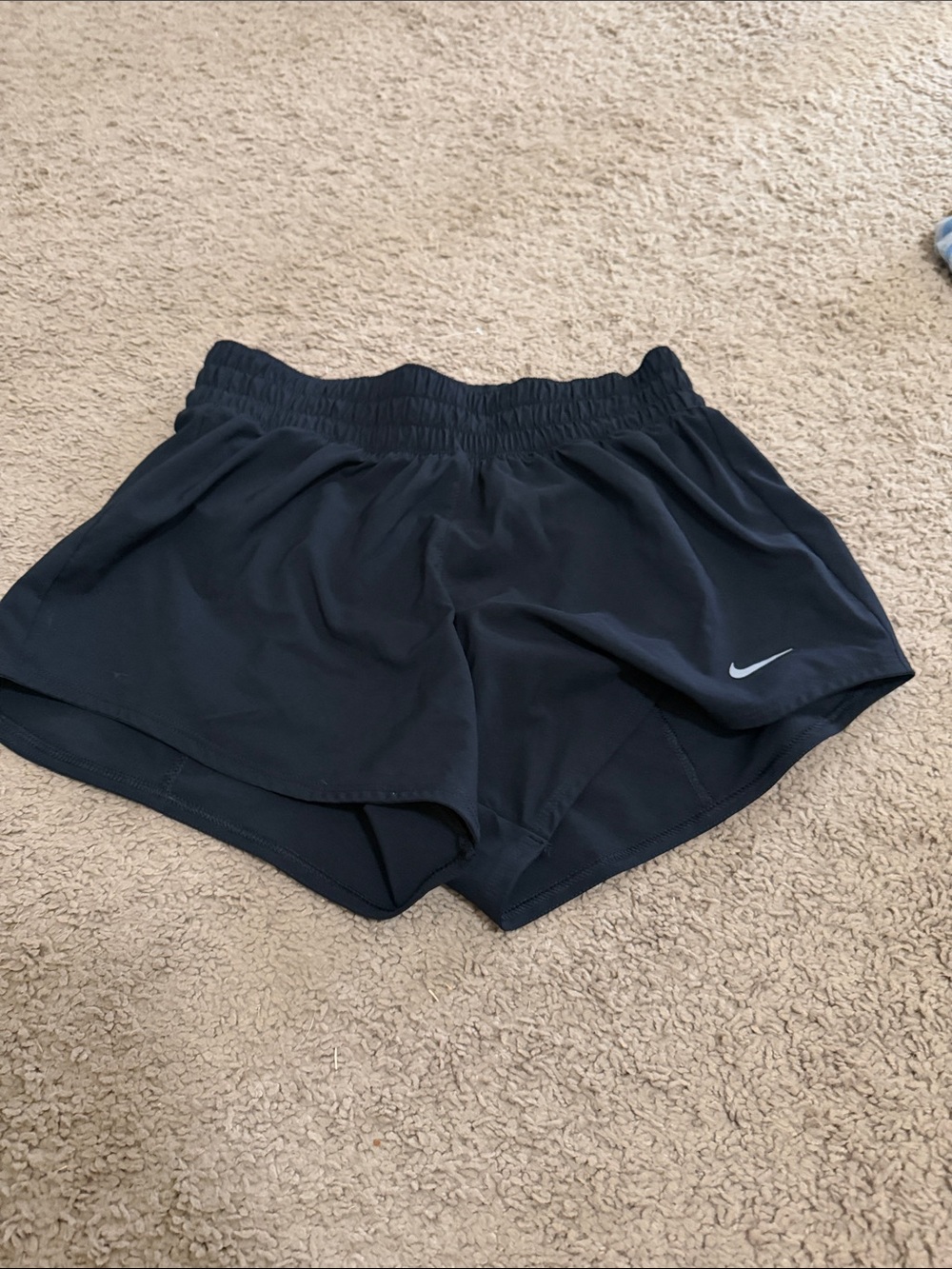Nike Women’s Black Athletic Training Shorts with Swoosh